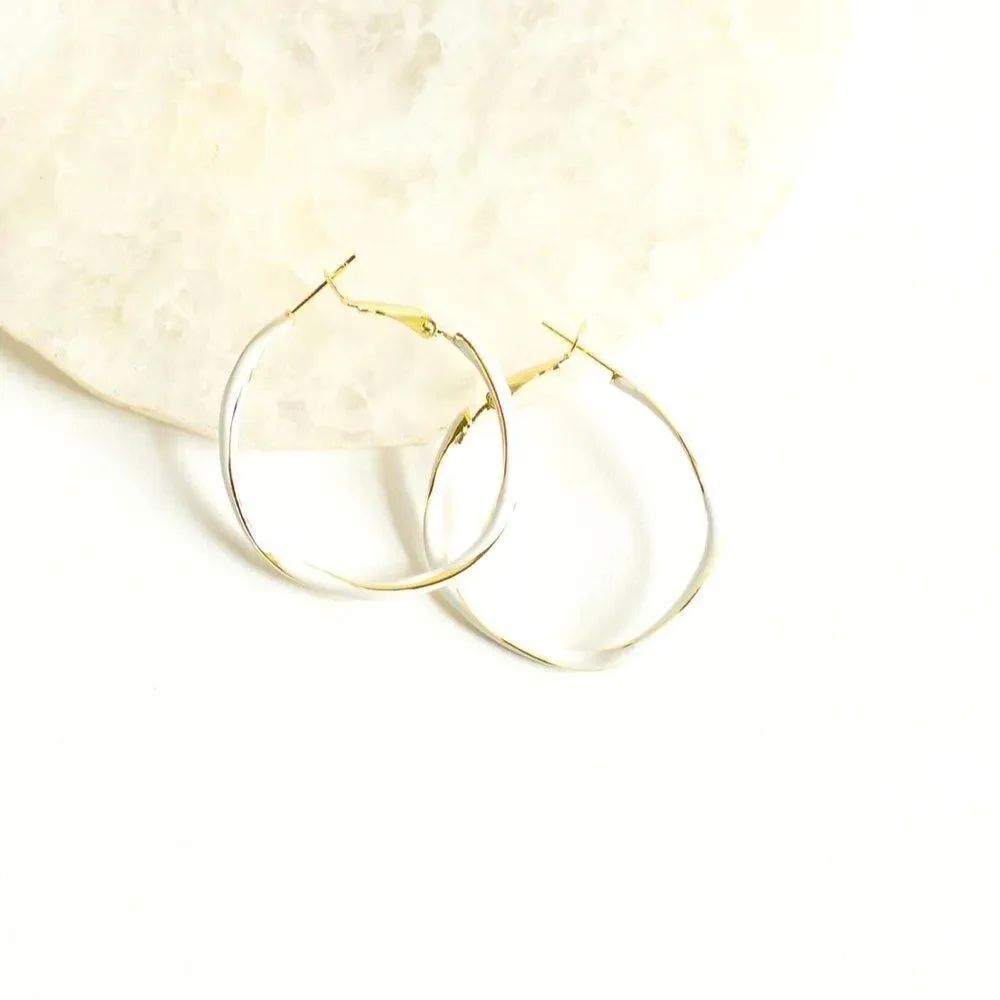Twist Hoops Earrings